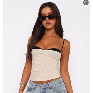 White Fox bustier top